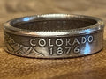 Silver State Quarter Coin Ring
